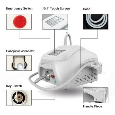 CE Approved Manufacturer 808 Diode Laser Permanent Hair Removal Machine with Soprano
