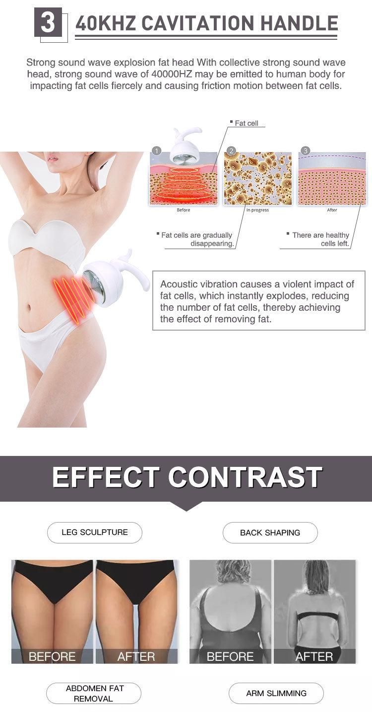 Skin Monopolar RF Body Weight Loss Slimming Machine Body Massage Cellulite Reduction Vacuum Massage Beauty Salon Equipment