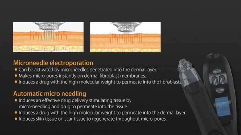 2022 Epn Electroporation Derma Rolling System Dermapen with 9 Needles