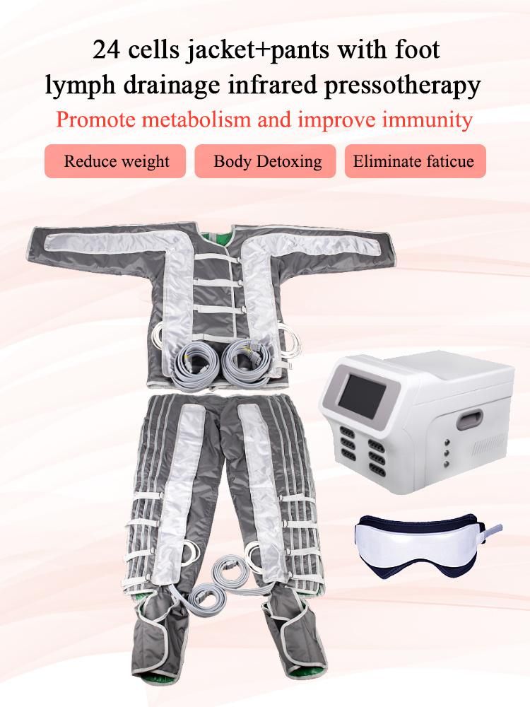 Lymph Drainage for Detox with 3 in 1 Pressotherapy Machine