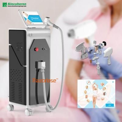 Sincoheren New Design Diode Laser Hair Removal Machine 1200W 808 755 1064 with Factoty Price