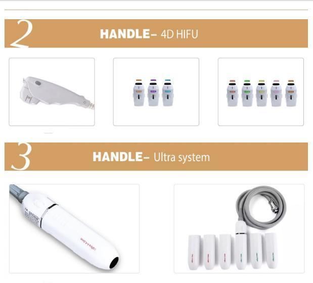 Hifu Smas Face Lifting Second Generation 5D 9d Hifu 4D Skin Tightening V Max Body Contouring Device