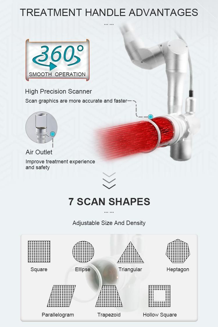 30W Scanner Fractional CO2 Laser Beauty Machine