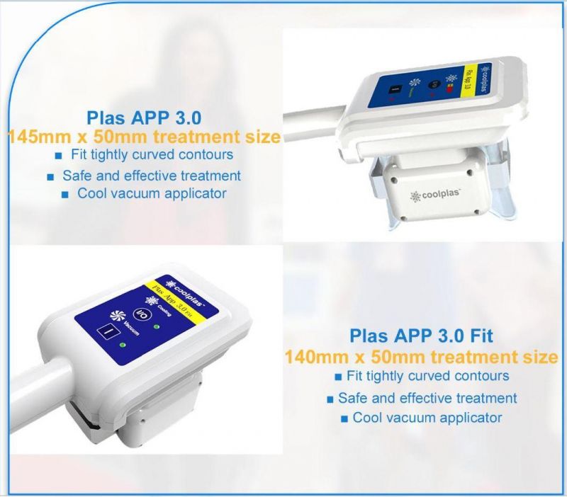 Coolplas Cryotherapy Fat Removal 3 Treatment Handles Machine