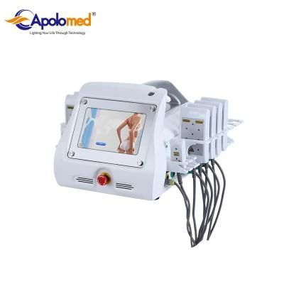 Apolo Portable 635nm/658nm Diode Laser with Pads Body Slimming Machine