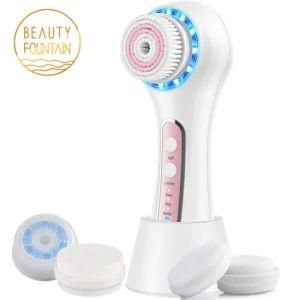 Portable Waterproof Sonic Face Cleansing Washing Machine Massage Brush Electric Facial Cleanser Brush