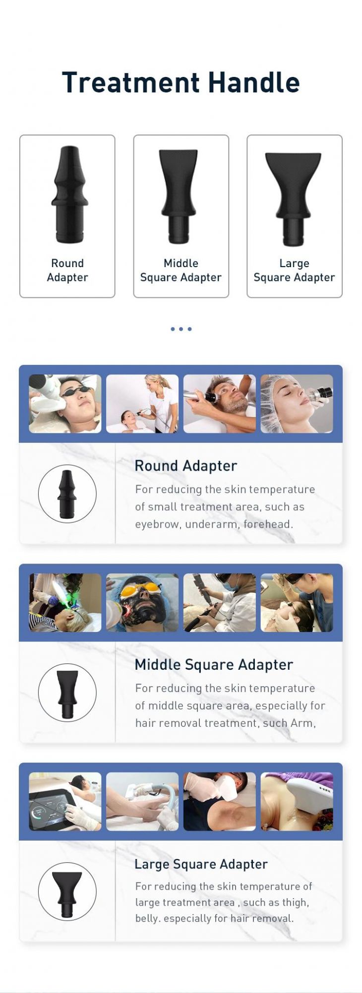 Cryo Air Cooling Facial Skin Machine for Laser