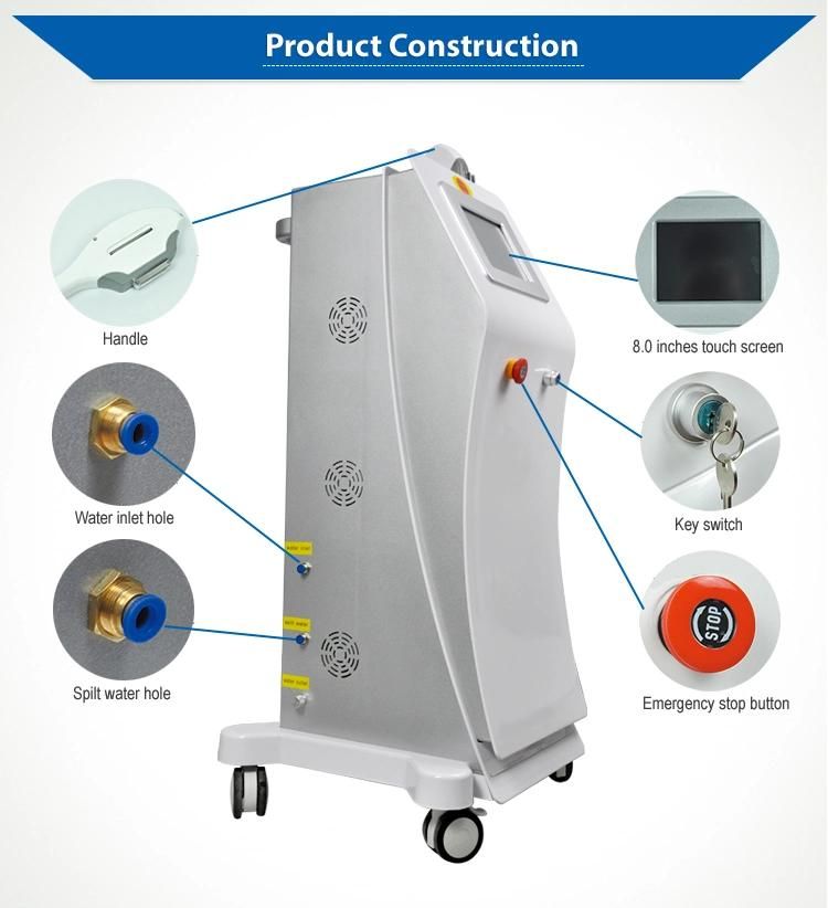 Ce Approved Vertical IPL Hair Removal Opt Shr Hair Removal Machine