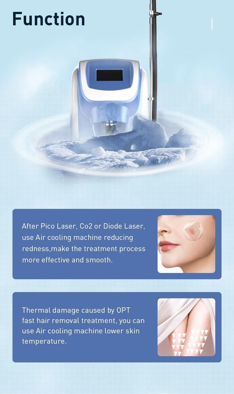 Skin Cooling Machine Air Cooling Skin Cooler Machine