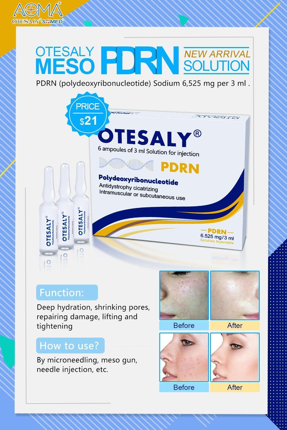 Hot Selling Skin Care Product Anti Aging Otesaly 8 Percent Ha Skin Rejuvenating Microneedling Solution