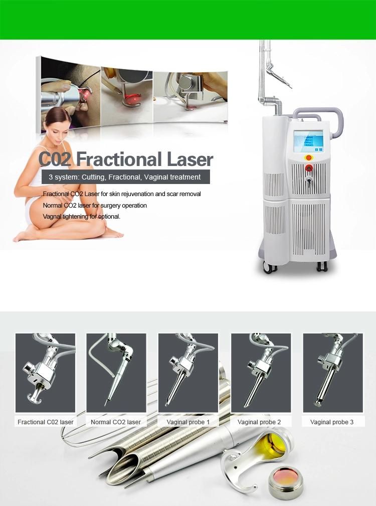 Medical CO2 Laser Fractional Equipment for Vaginal Tightening Stretch Marks Removal