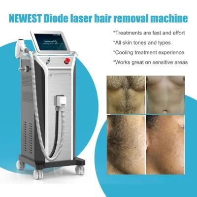 808nm/755nm/1064nm/3 in 1 Permanent Hair Removal Diode Laser Machine