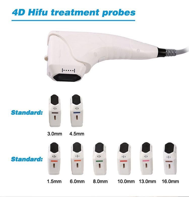 Mini Vmax 4D Hifu Face Lifting Facial Body Slimming Cartridges Portable V Max Hifu Anti-Wrinkle Machine