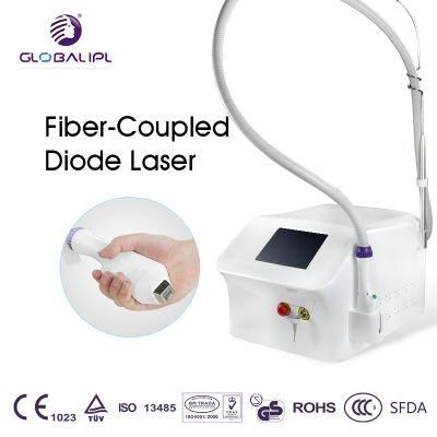 Non-Channel Fiber Diode Laser Coupled 808nm Beauty Equipment Depilation Laser