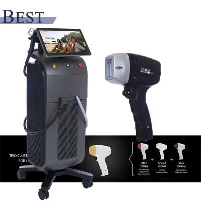 Alma Laser Sopra Ice Platinum 755nm 808nm 1064nm Permanent Diode Hair Removal Laser Alexandrite Diode Laser 755 808 1064