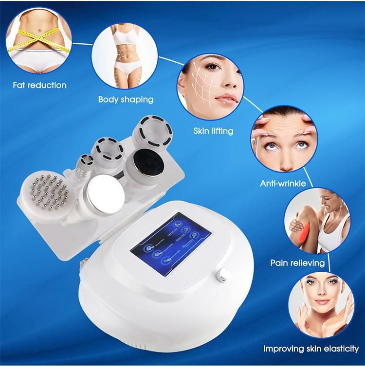 Portable 6 in 1 Cavitation RF Slimming Machine with Bio