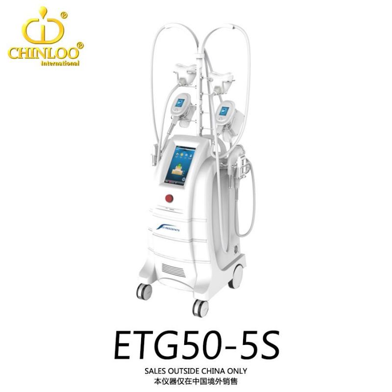 Freezing Fat with Double Chin Handle Cryolipolysis Beauty Equipment (ETG50-5S)