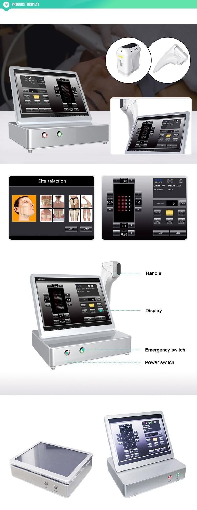 Portable 10000 Shots 11 Lines Hifu 3D Face Lift Machine/Facelift 2D Hifu Beauty Equipment