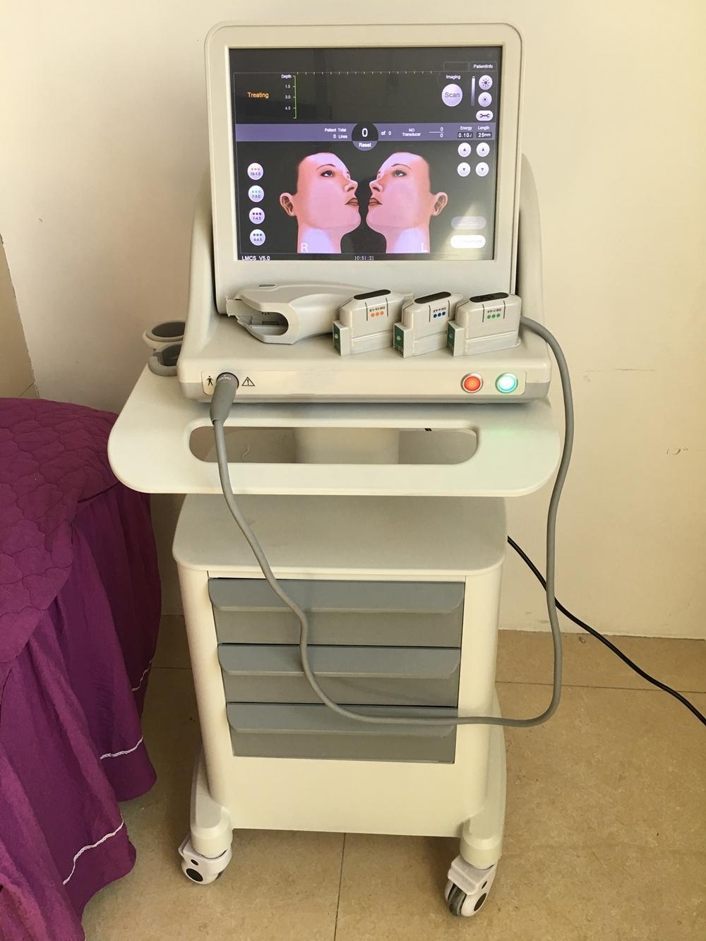 Wrinkle Removal Ultrasound V Mas Hifu Device for Beauty SPA