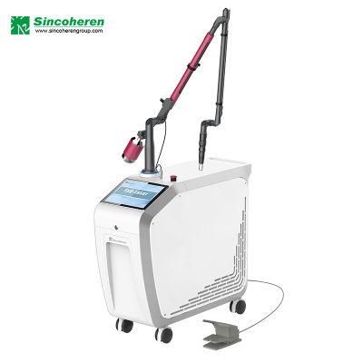 Erbium YAG Laser Tattoo and Carbon Peel Skin Care Machine Q Switched ND YAG Non-Invasive Laser Machine 1064nm 532nm