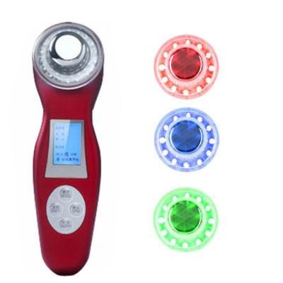 Home Use Infrared Vibrating Photon Ultrasonic Facial Massager Beauty Machine