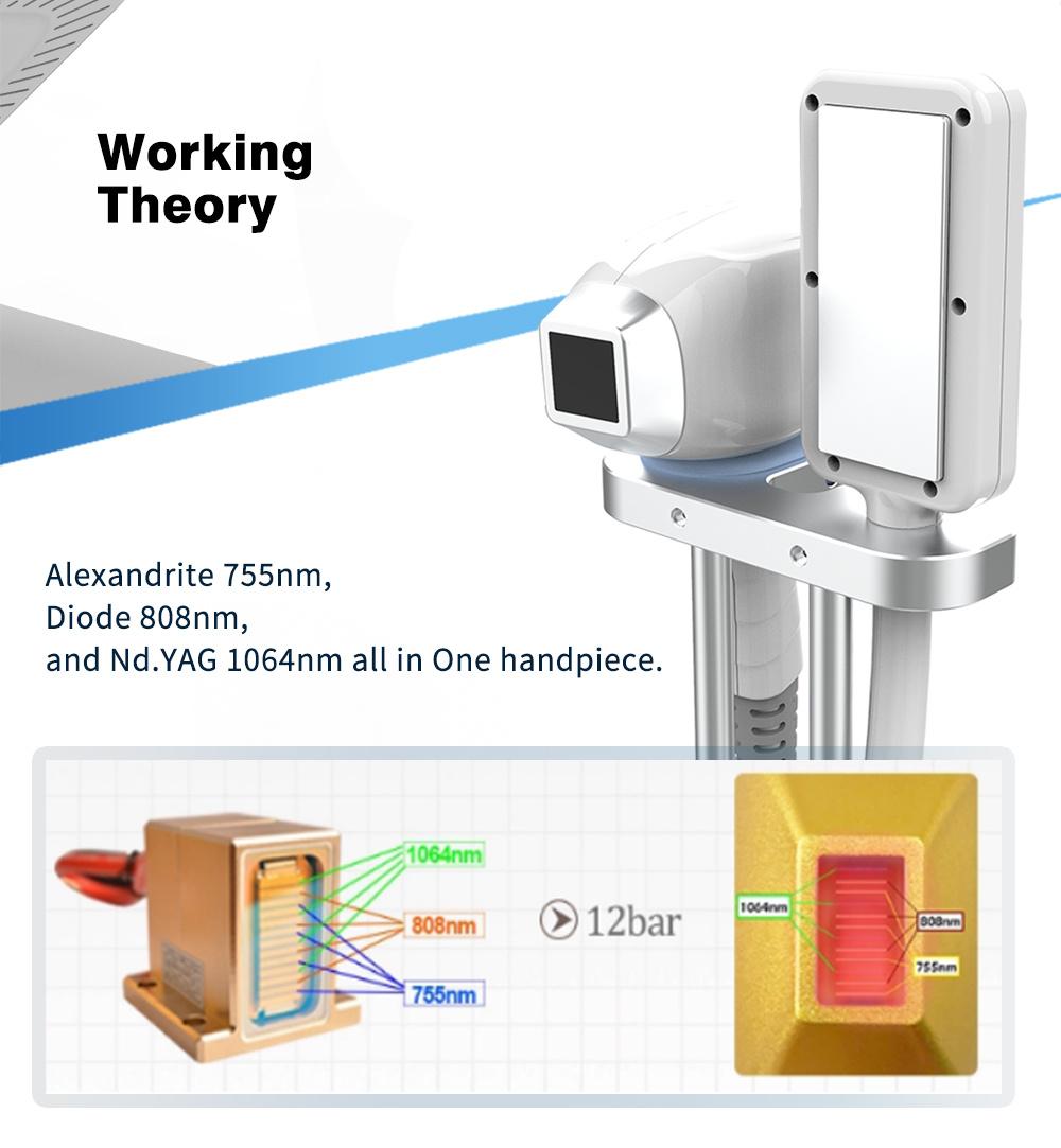 Manufacture 808nm Deode Laser Hair Removal for All Skin