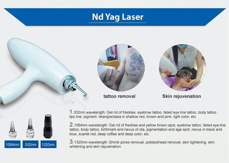 Q-Switched Laser Tattoo Removal Machine with IPL Hair Removal & RF Skin Lifting Function