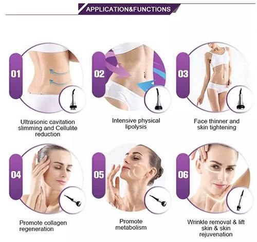 Face Lifting Cavitation Slimming Device Can Be Used All Kinds of Skin