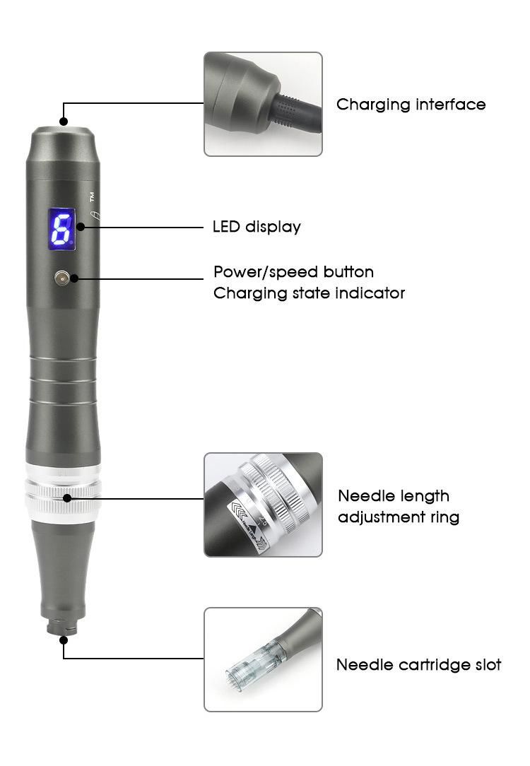 Professional Beauty Machine Factory Price M8 Dermapen Skin Rejuvenation Microneedle Electric Dr Derma Pen