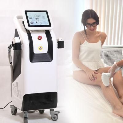 Baoding Triangle Portable Multifunctional Triple Wave Hair Removal Laser Diodo 808nm Machine Ice H8 2000W