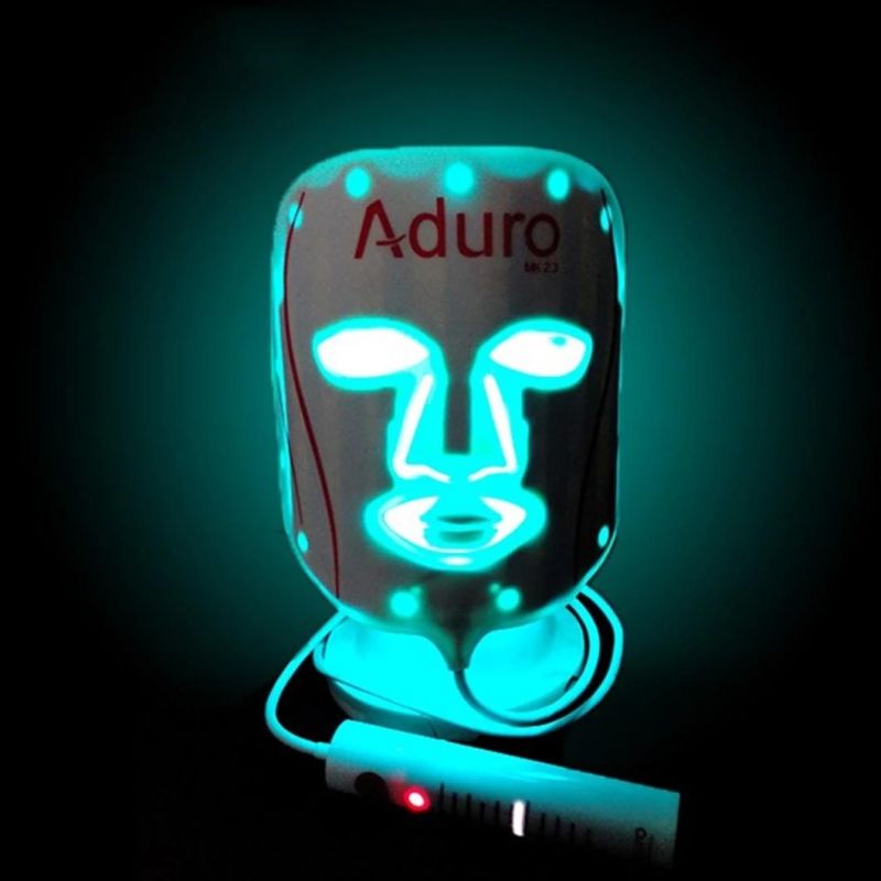 Aduro Home Use 7 Colors LED Light Therapy Mask Flexible Silicone LED Full Face Mask