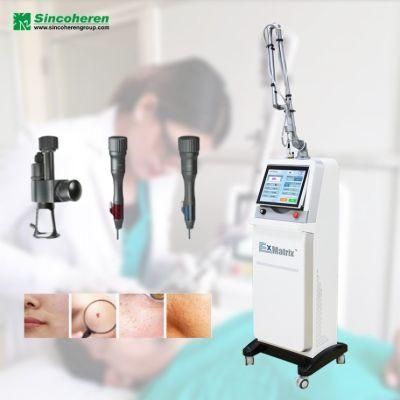 Innovative Products Vaginal Tightening 1060nm CO2 Fractional Laser Wrinkle Removal Equipment with RF Metal Tube