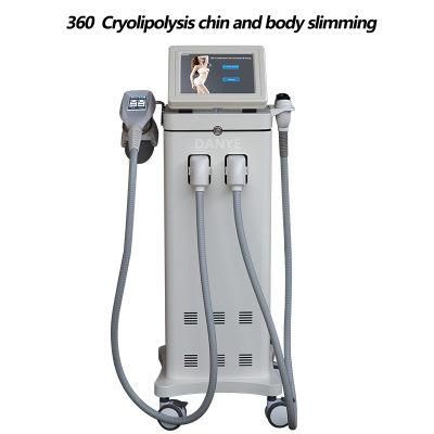 Danye New Cryolipolysis 360 Fat Freezing Weight Loss Machine with Body Handle and Double Chin Handle