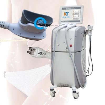 360 Cryo Body Slimming Vacuum Ultrasonic 40K Cavitation System Fat Burner Machine