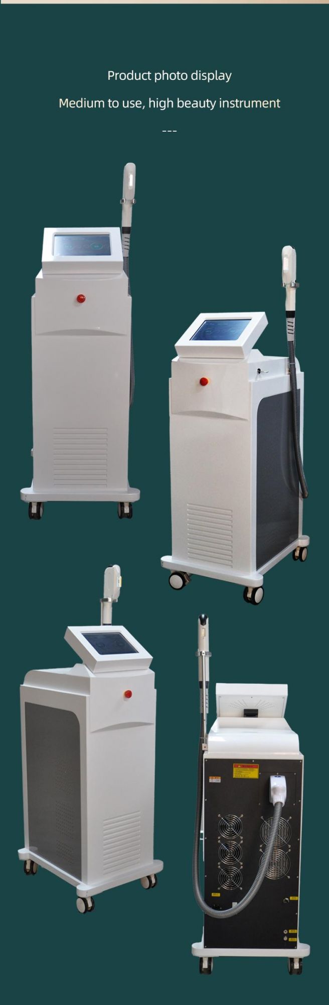 China Factory Wholesale Dpl Opt IPL 360 Magneto-Optic Shr YAG Hair Removal Instrument Welcome OEM
