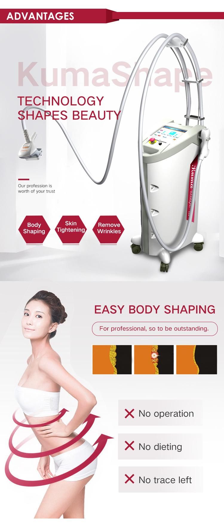 Body Slimming Cavitation Vacuum Machine Kuma Shape 3 Roller Massage System Machine