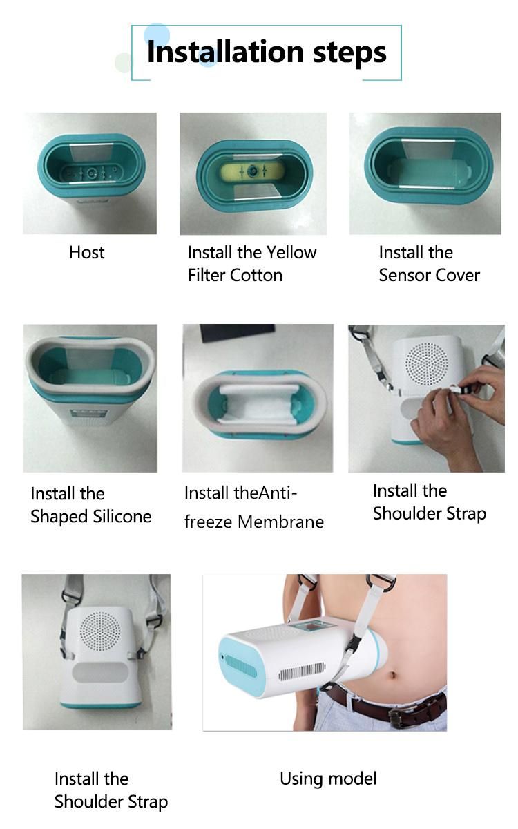 New Second Generation Cryopad Cryolipoly Portable Fat Freeze Machine