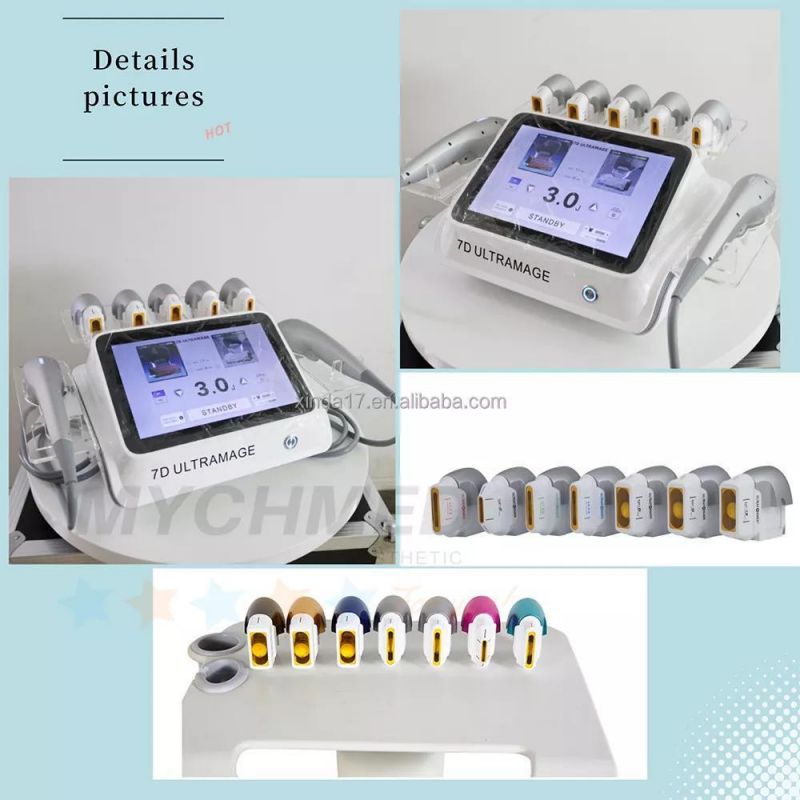 Portable 9d 7D Hifu Anti-Aging Ultrasound Korea Hifu Machine