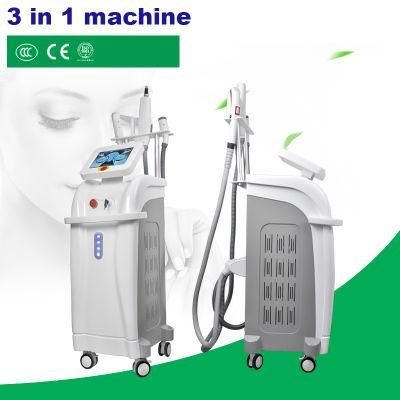 Senior Clinic High Qulaity Multifunctional Dpl RF Picosecond Laser 3 in 1 Beauty Machine