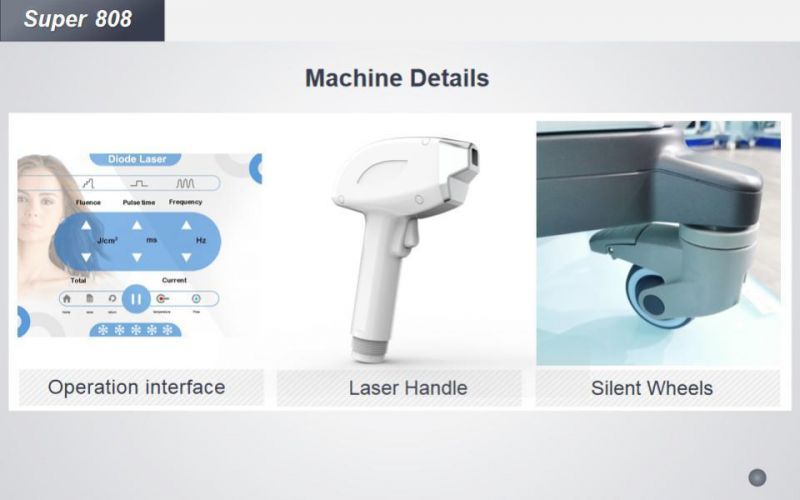 Medical CE Approved 808 Diode Laser Hair Removal Beauty Machine