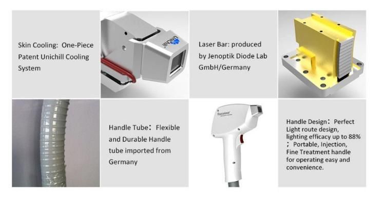 FDA, TUV, Medical CE Certificates Approved Diode Laser Permanent Hair Removal Device