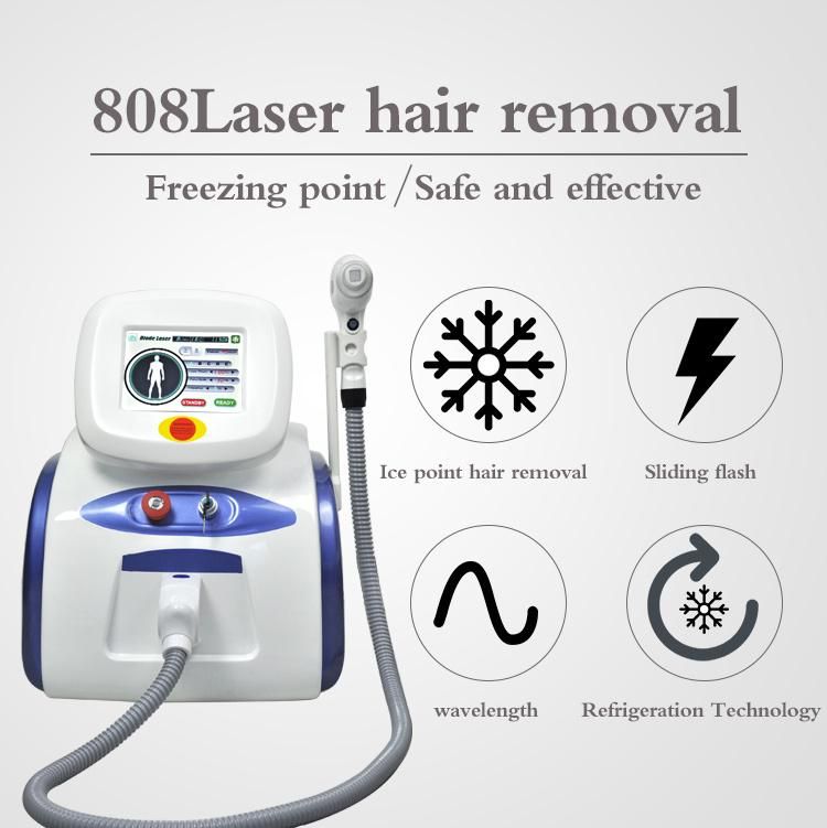 Medical Use Cooling System Non-Channel 808 Diode Laser Pianless Hair Removal Device