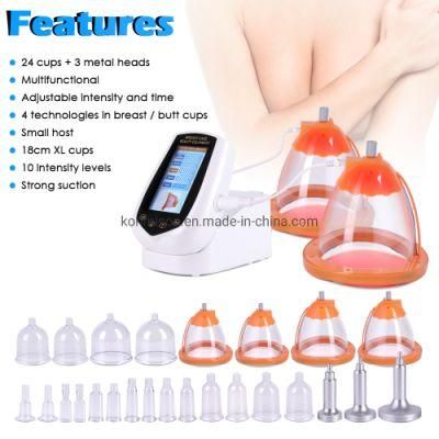 Breast Enlargement Massager Vacuum Therapy Butt Lifting Machine