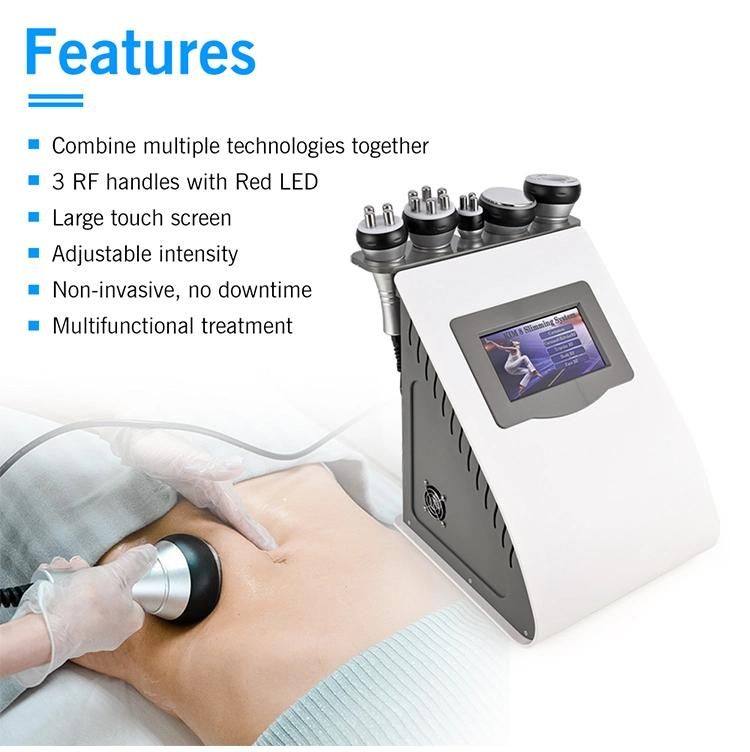 5 in 1 Cavitation RF Slimming Machine Weight Loss Beauty Equipment