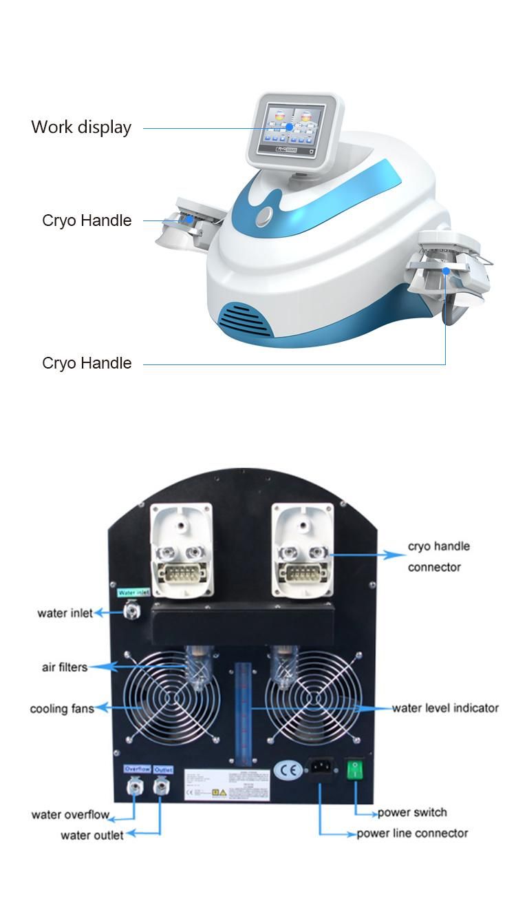 Criolipolisis Cryo Vacuum Cupping Therapy Fat Freezing Cool Tech Machine