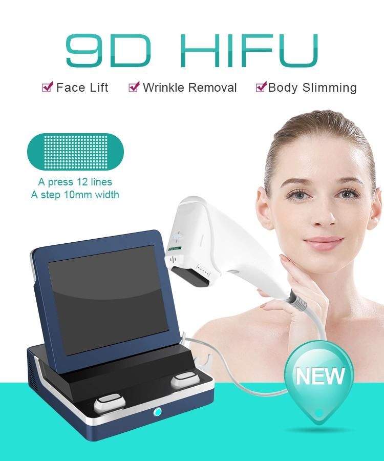 9d Portable Ultrasound Hifu Anti Wrinkle Machine for Face Lifting