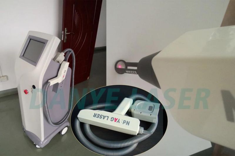 Skin Care Laser Beauty Machine Q Switch ND YAG Laser Tattoo Removal Device