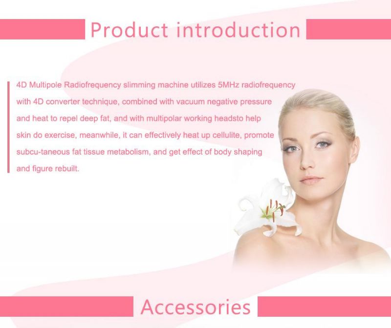 Multipolar RF Cavitation Vacuum Fat Burning Beauty Equipment