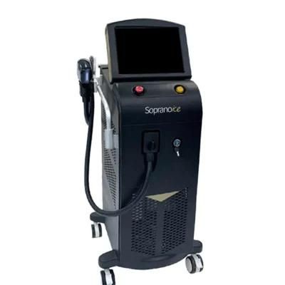 3 Wavelengths 808nm 755nm 1064nm Laser Diode Laser Hair Removal Machine Salon Use