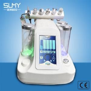 Portable 6 in 1 Hydrogen Oxygen Ultrasound Bio Microcurrent Skin Care Rejuvenation Machine